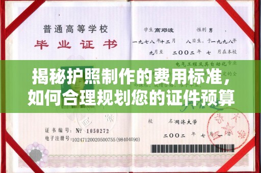 叠彩揭秘护照制作的费用标准，如何合理规划您的证件预算